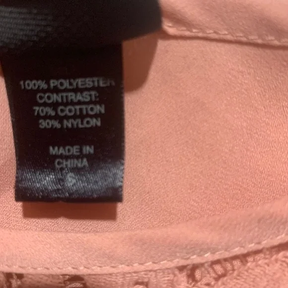 Daytrip Women's Pink Lace Sleeve‎ Blouse Top Shirt Size S - Picture 3 of 10